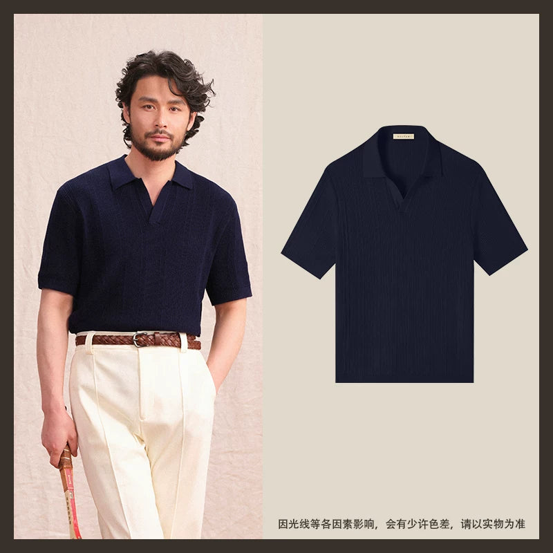 CULTUM Vintage Sport Hollow Polo Shirt
