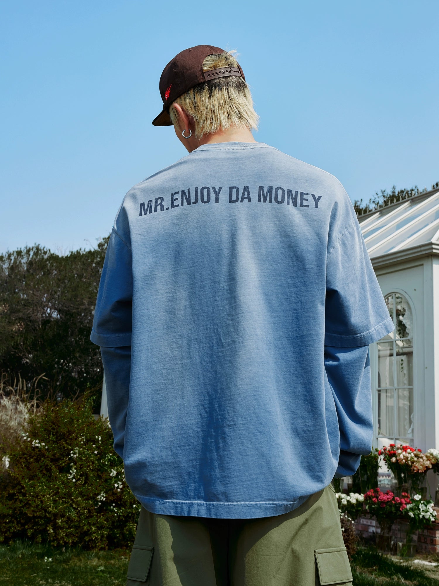 MEDM Fake Two Pieces Loose Long Sleeves