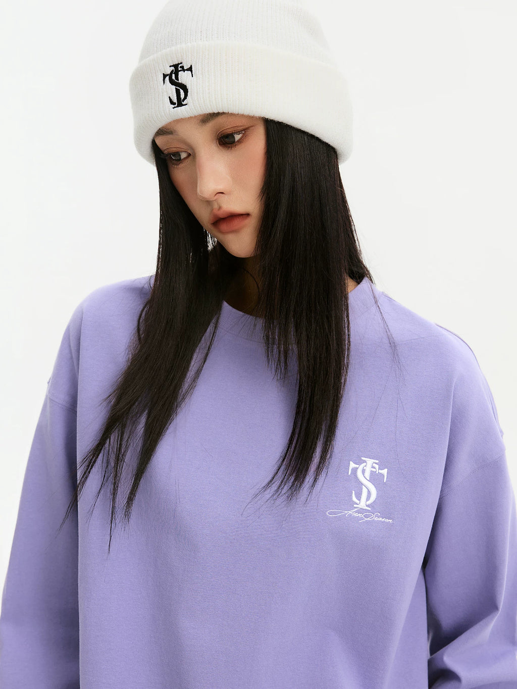STK Hip Hop Embroidery LOGO Casual Long Sleeve