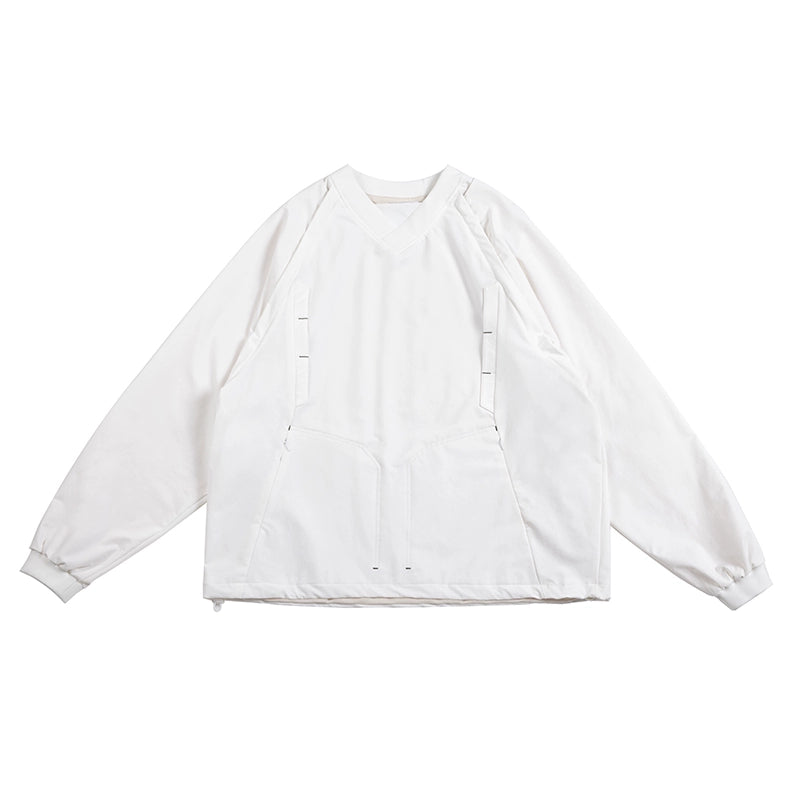 NOEARS Vintage V-neck Loose Sweater