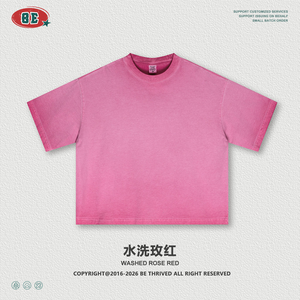 BE Retro Loose Short Wide Casual Tee