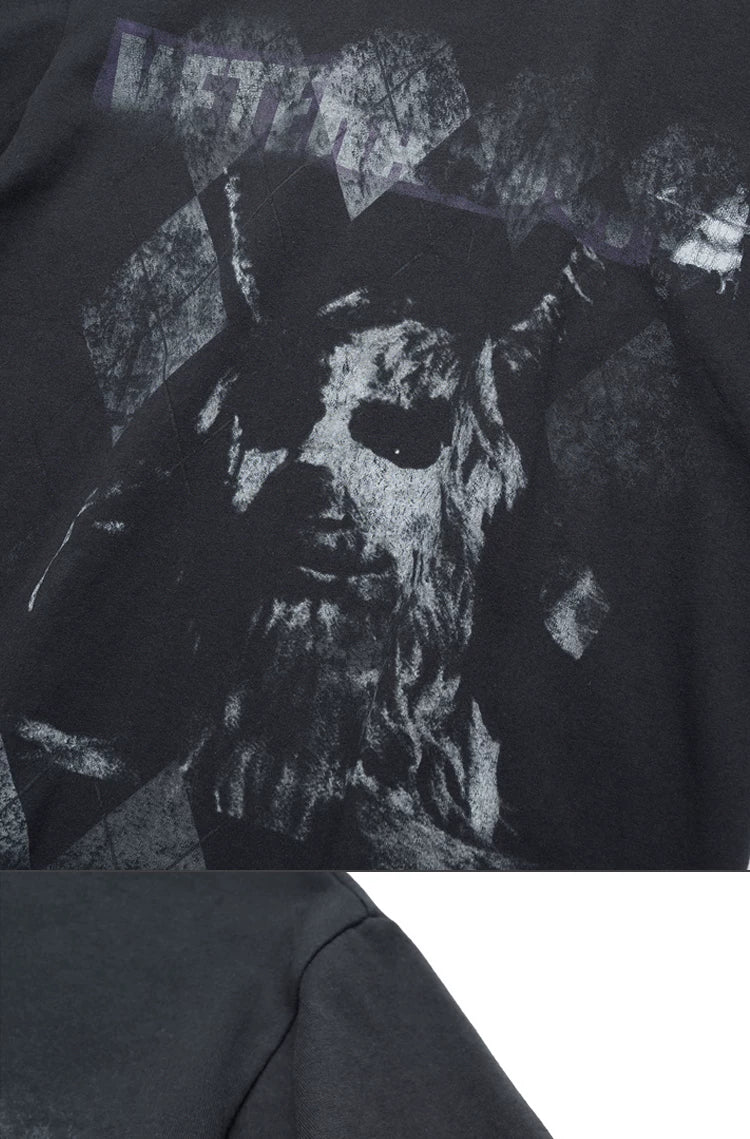 VETERANBOI Lamb of God Print Casual Tee