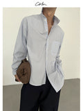 COLN Premium Slack Striped Shirt