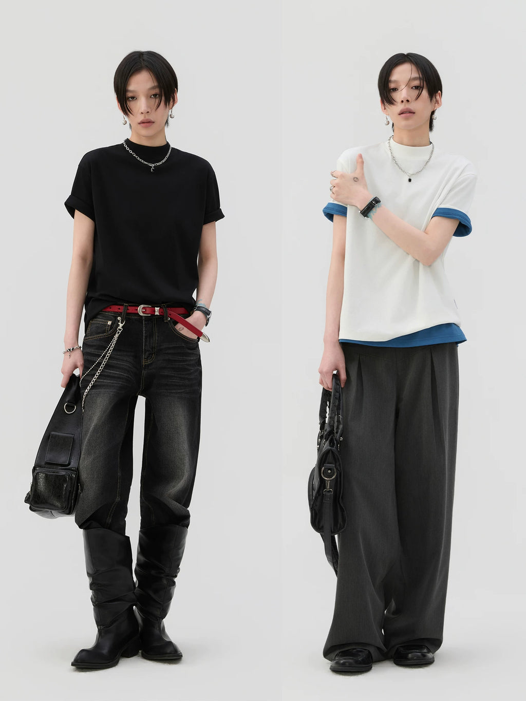 Sameuoo Shoulder Versatile Casual Tee