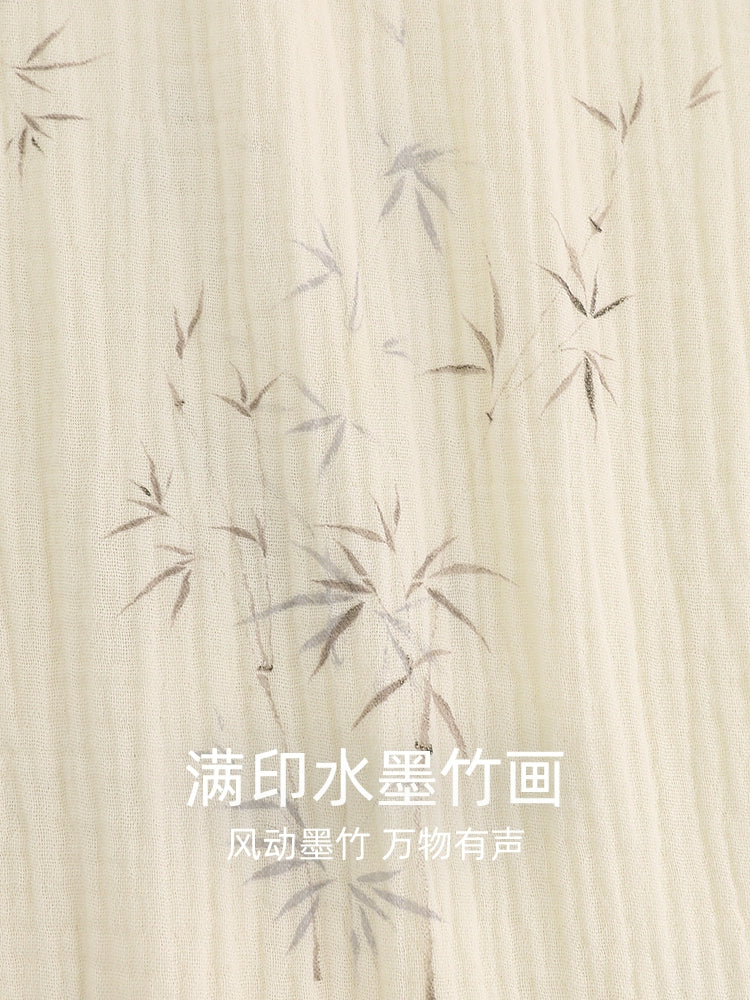 Yuenei new Chinese suspender nightdress