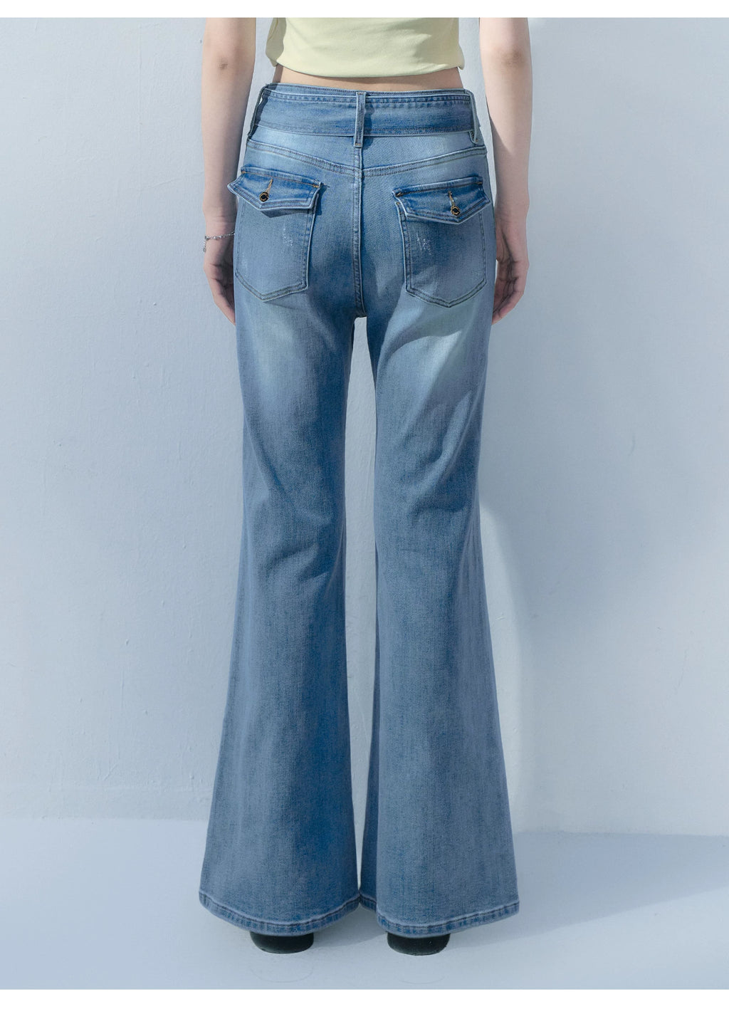 Ablueberry Versatile High-waisted Jeans