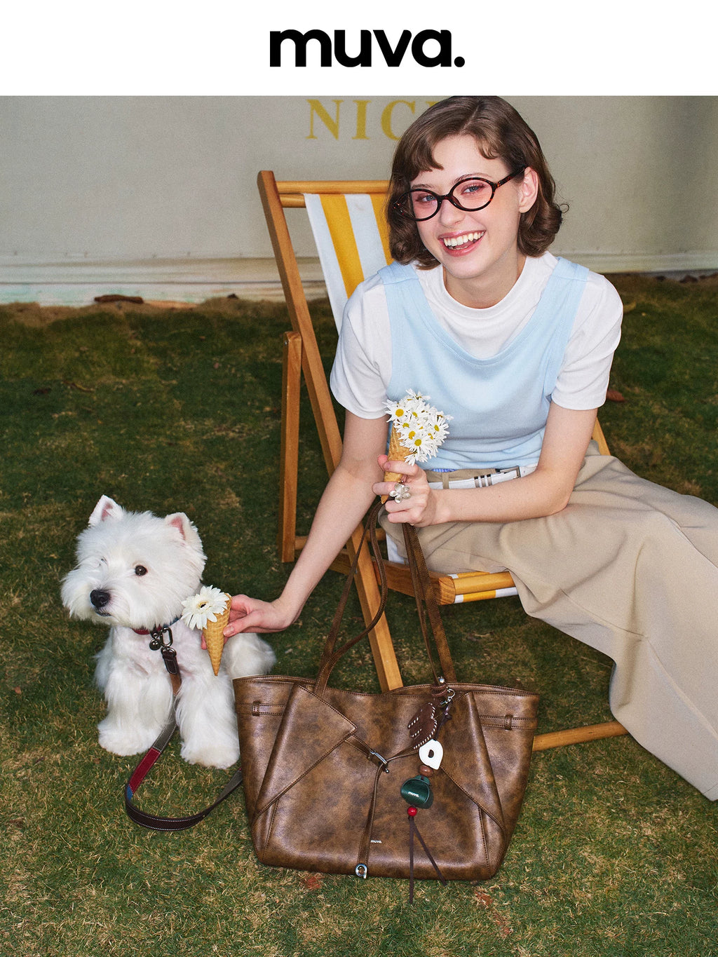 Muva Retro Versatile Large Capacity Tote Bag