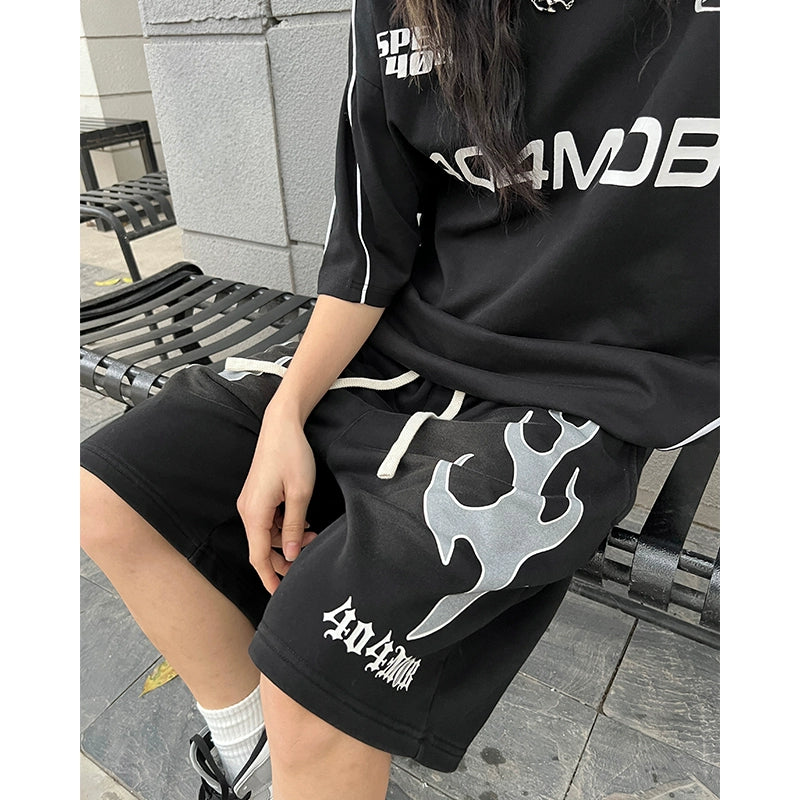 404MOB Flame shorts