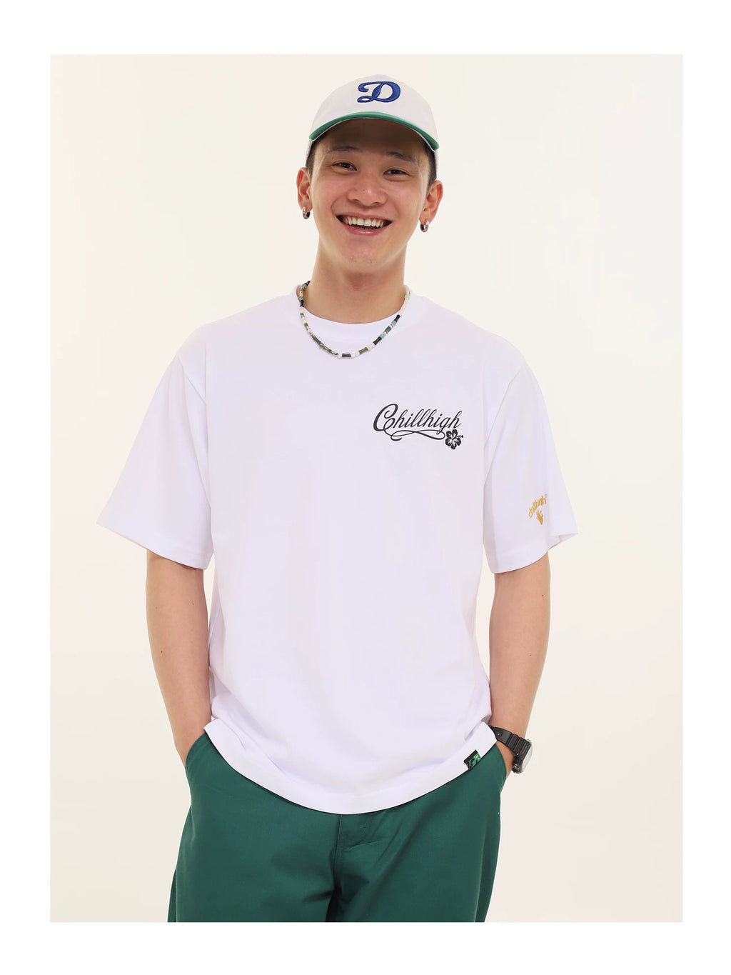 ChillHigh Loose Casual Crew Neck Tee