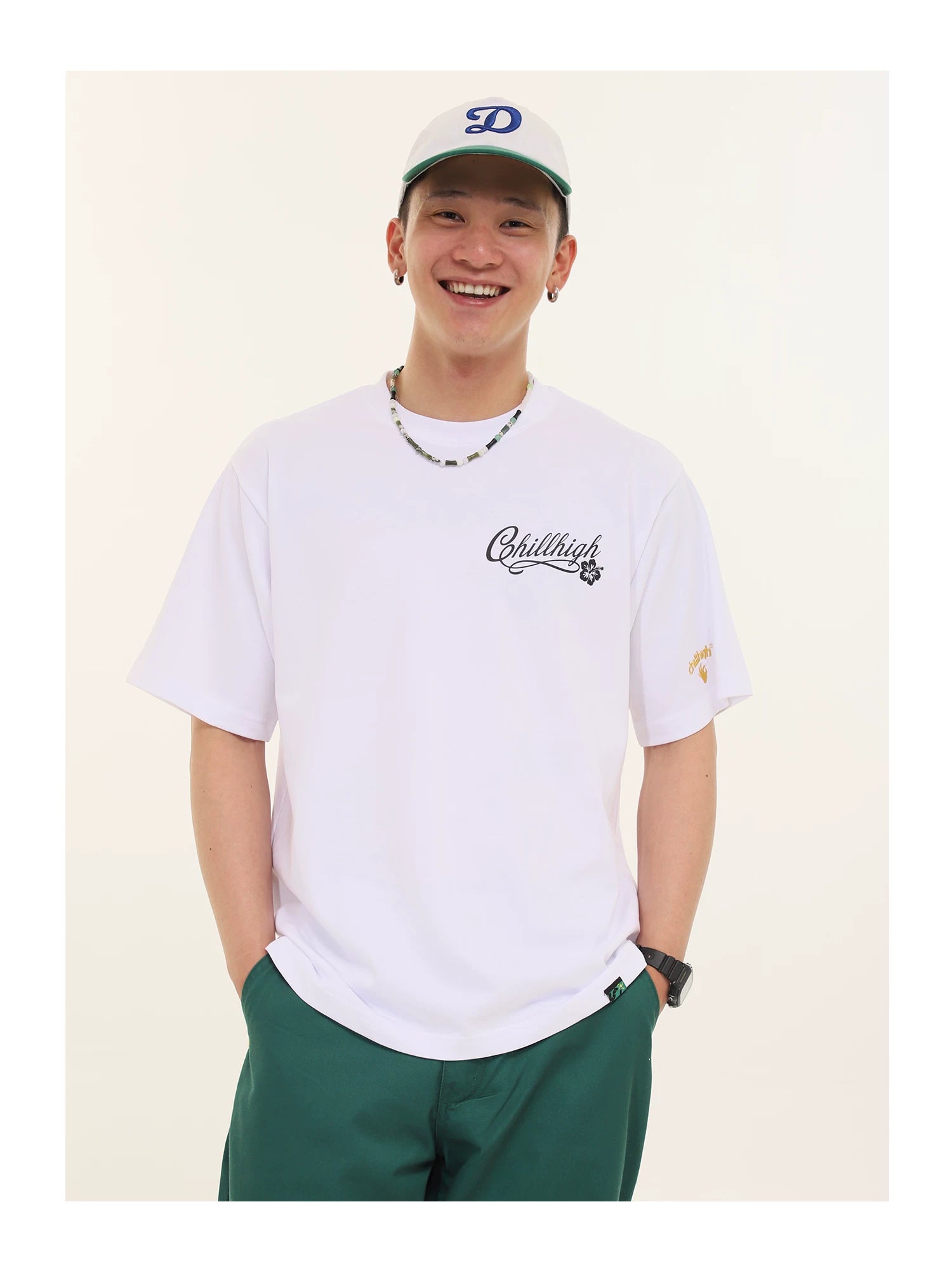 ChillHigh Loose Casual Crew Neck Tee