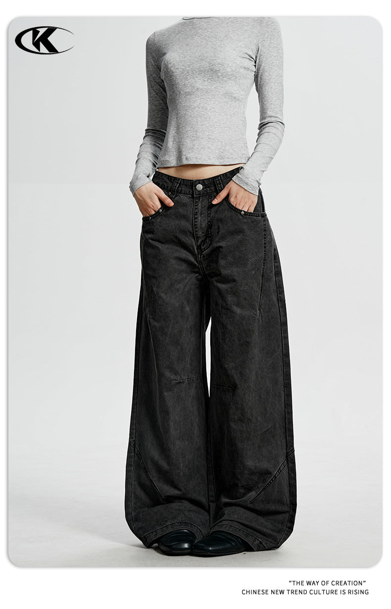 11KN American Vintage Rock Gray Cargo Pants Unisex