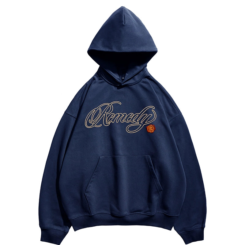 Remedy Vintage Embroidered Hooded Sweater