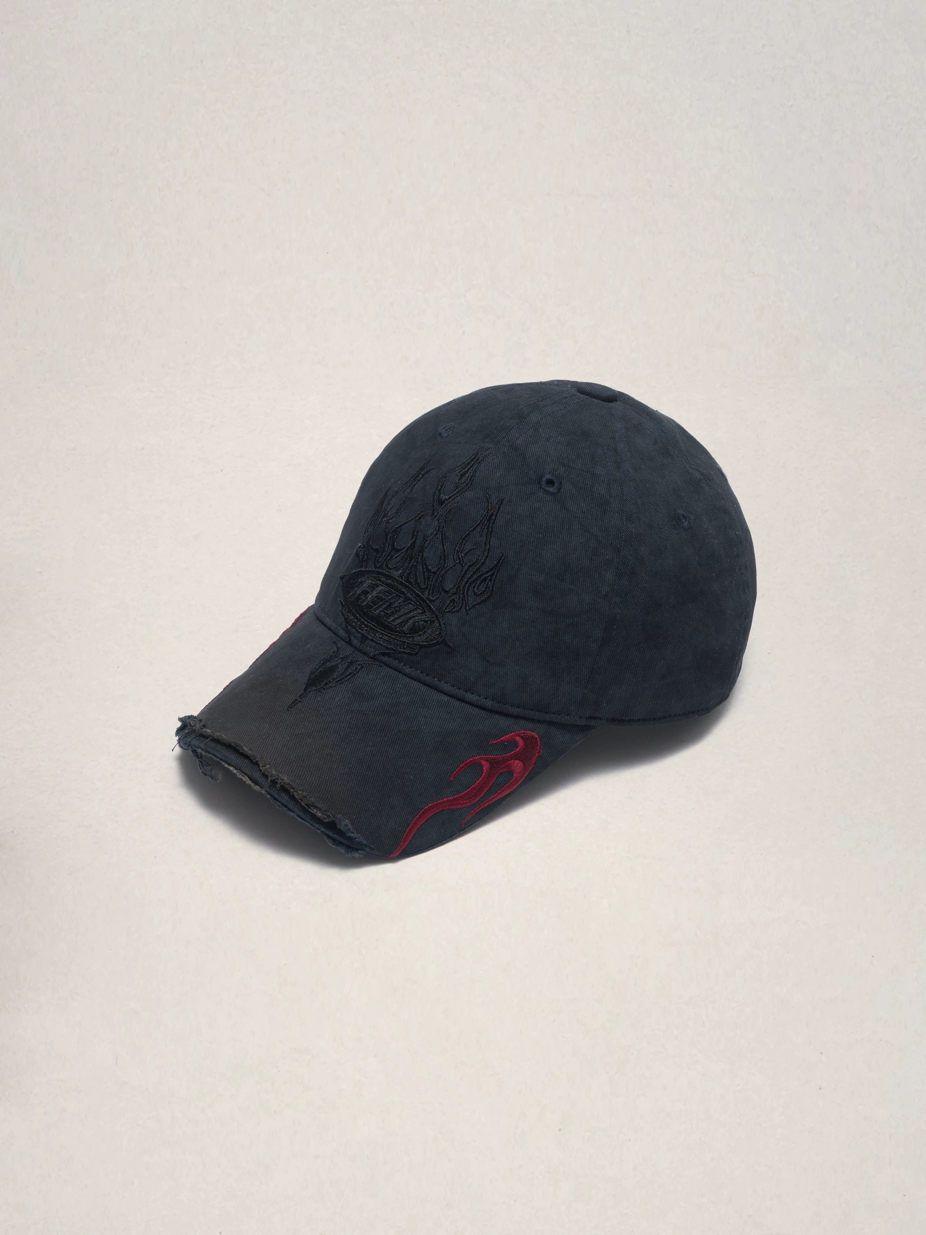 Fleamarket Vintage Flame Embroidered Cap