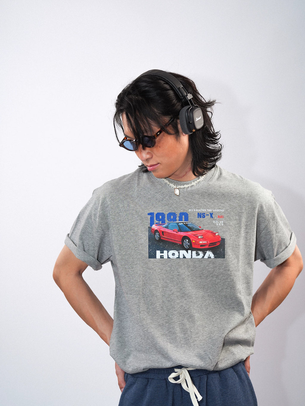 O3PARK Versatile Loose Knitted Tee