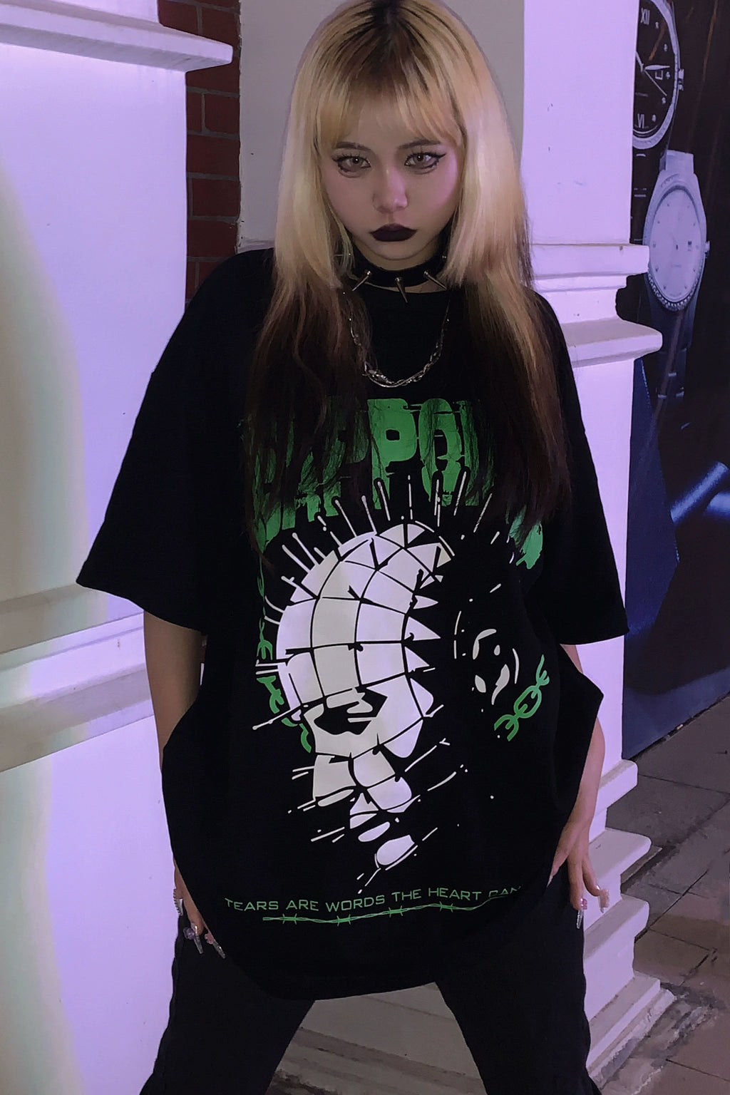 WETBODY Dark Rock Punk Loose Tee