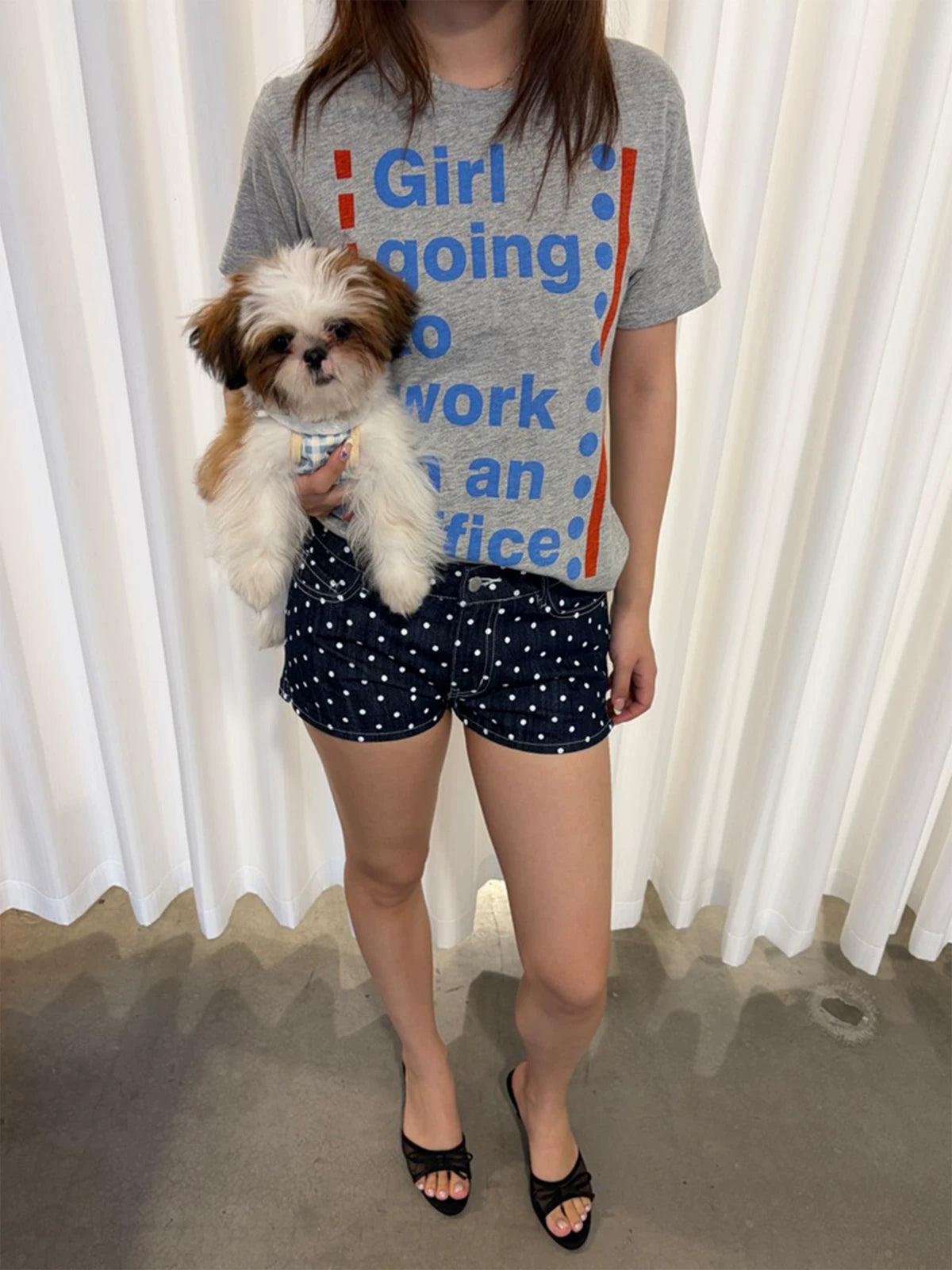 InsGale Contrasting Color English Printing Casual Tee