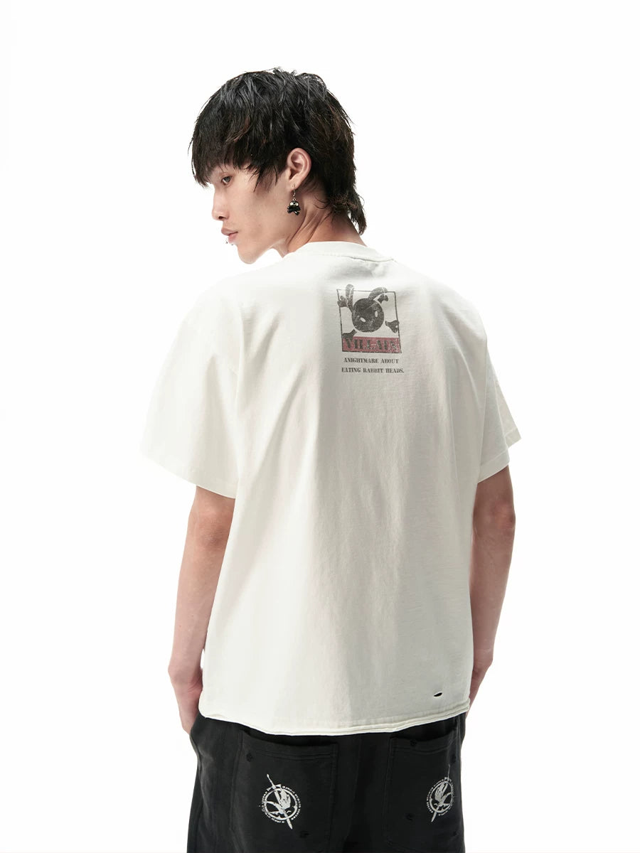 SGW Direct Injection Printing Casual Loose Tee