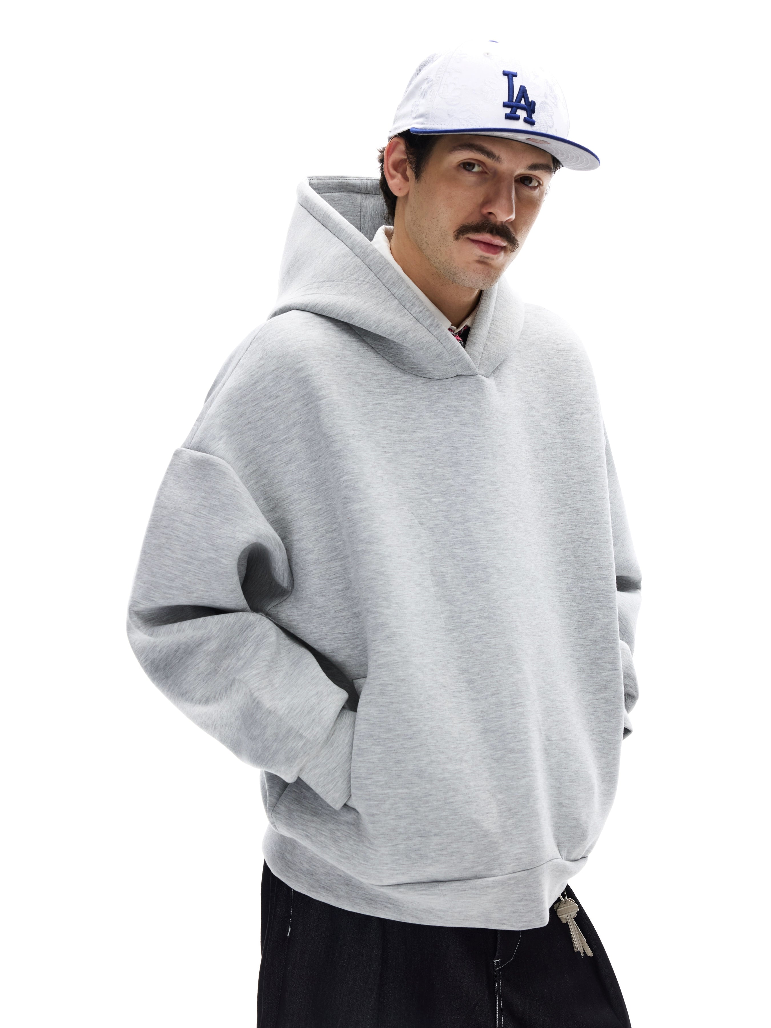 MADWITCH Simple Loose Casual Hooded Sweater
