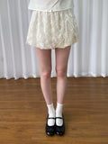 Loosesmell Lace Patchwork Culottes
