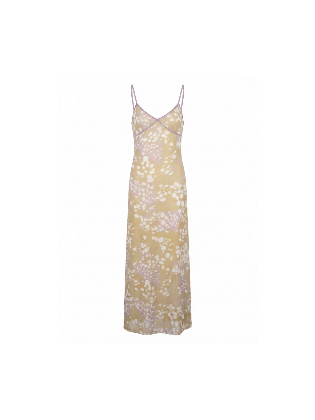KELIFAN Retro Contrasting Color Suspender Dress