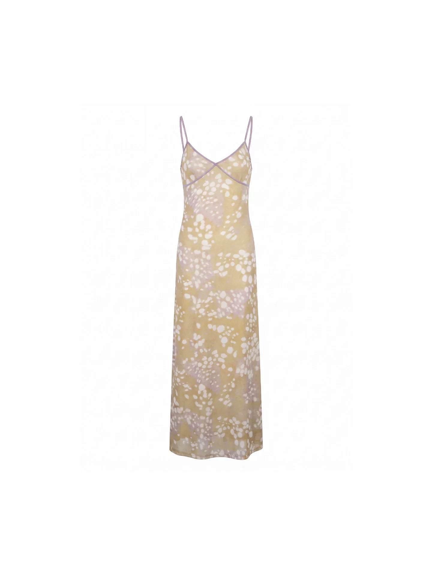 KELIFAN Retro Contrasting Color Suspender Dress