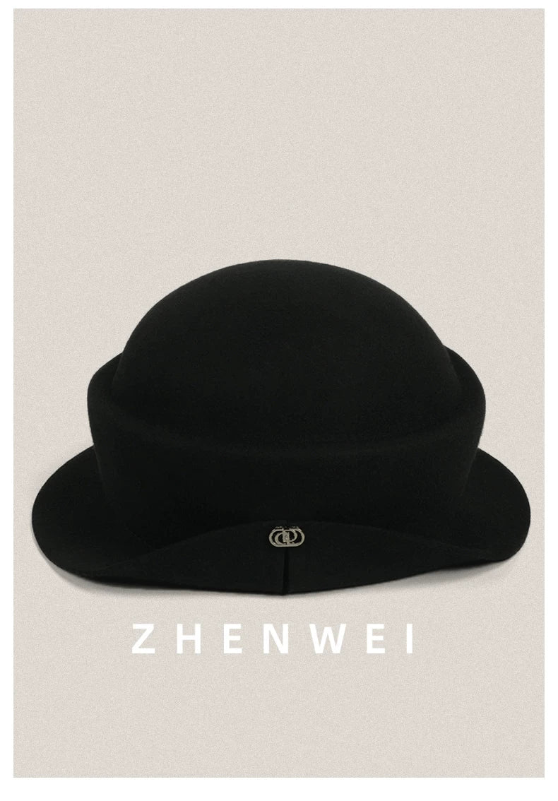 ZHENWEI Wool Daughter Woolen Beret
