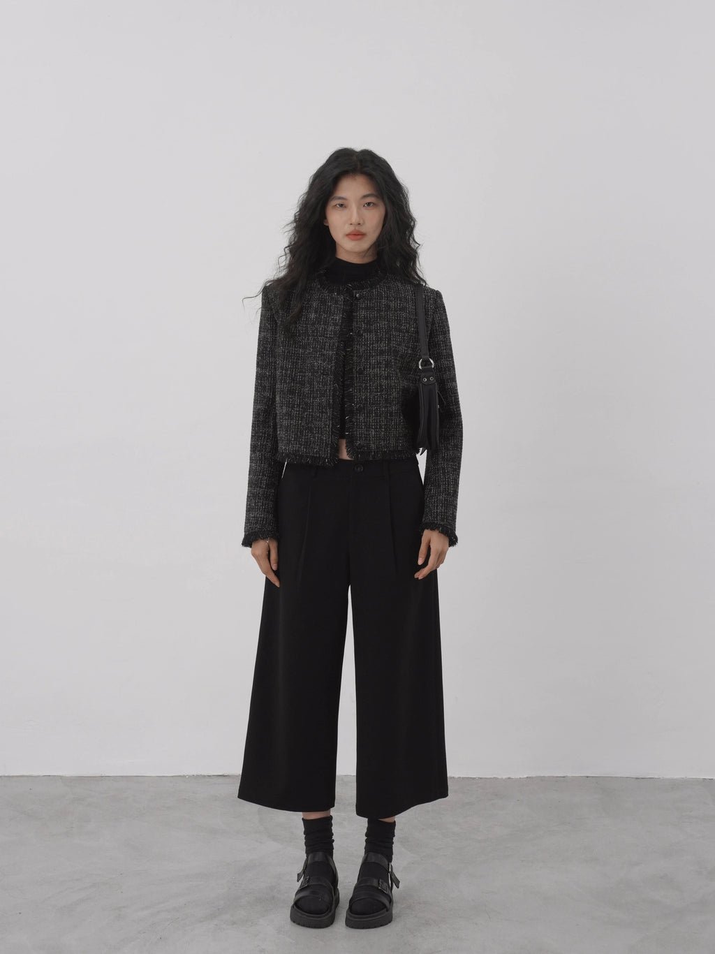 EIGHTHMONTH Vintage Tweed Short Coat