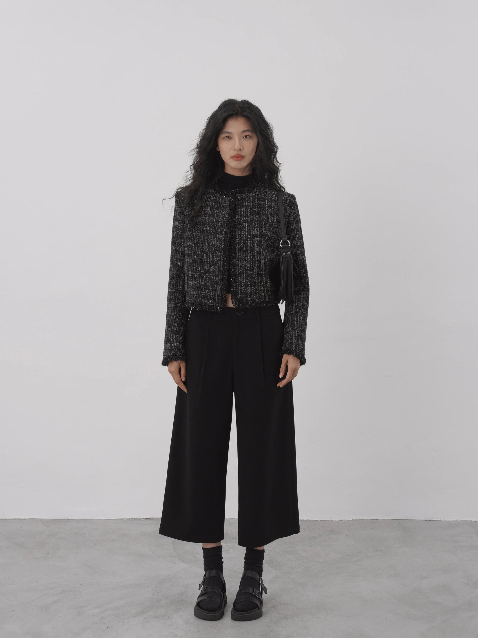 EIGHTHMONTH Vintage Tweed Short Coat