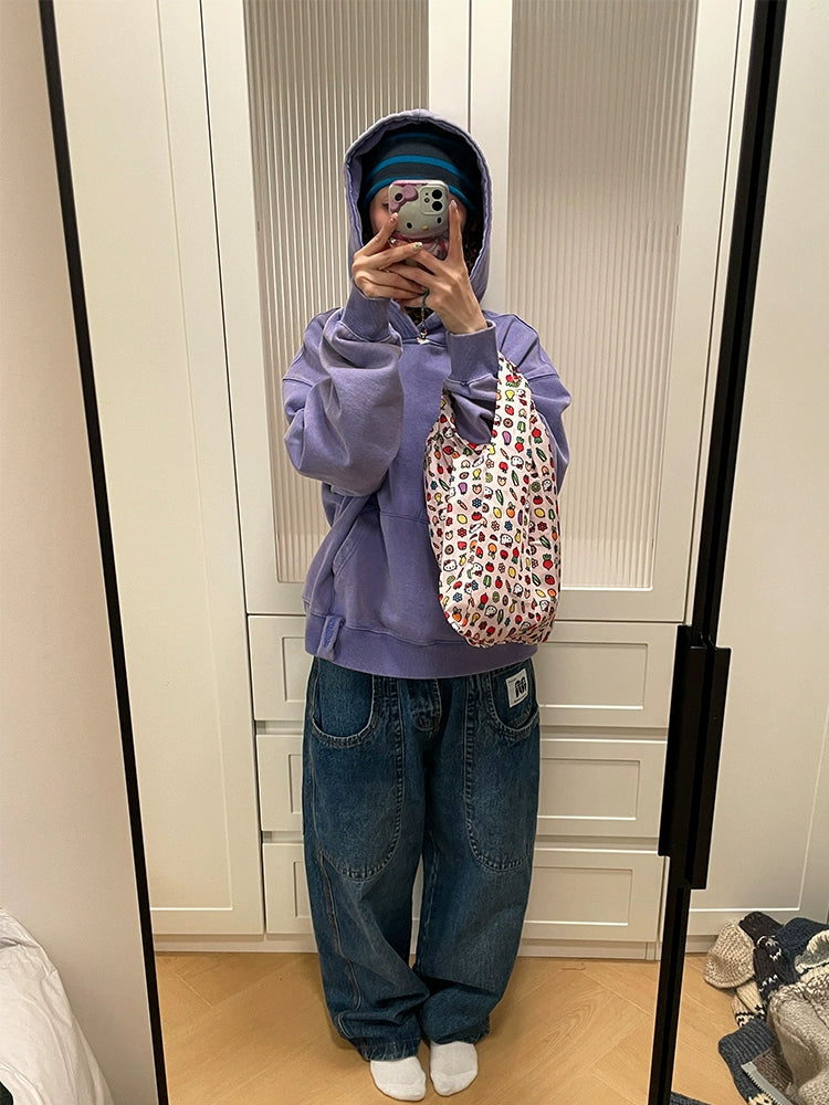 MMBBT Vintage Old Loose Hooded Sweater