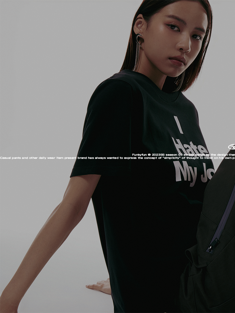 FUNKYFUN Ripped Edged Straight Jeans