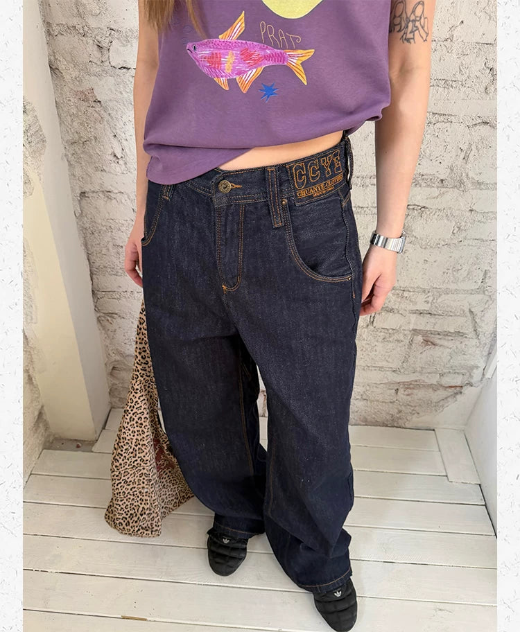 CCYE Straight Loose Casual Jeans