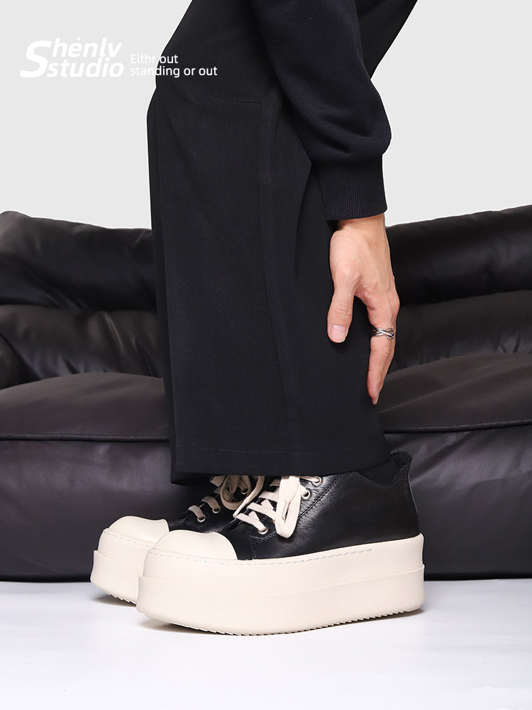 SHENLV STUDIOS Height increase 6cm Platform Shoes