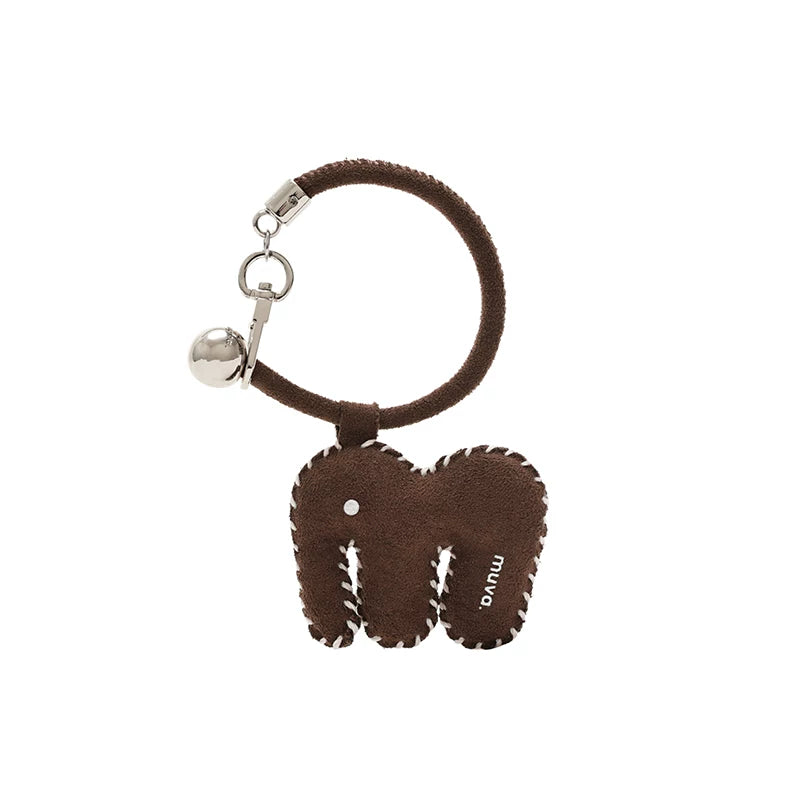MUVA Autumn and Winter Velvet Color Elephant Cute Bag Pendant