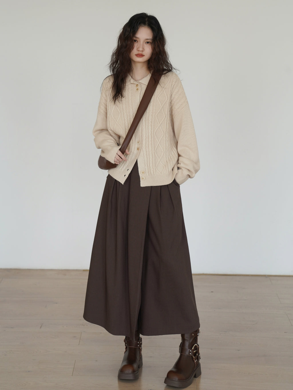 EM  Slim-fit Knitted Cardigan Jacket