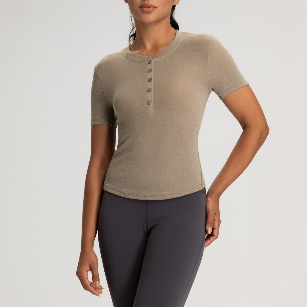 Athena Lulu High Elastic Nude Tight Yoga Suit