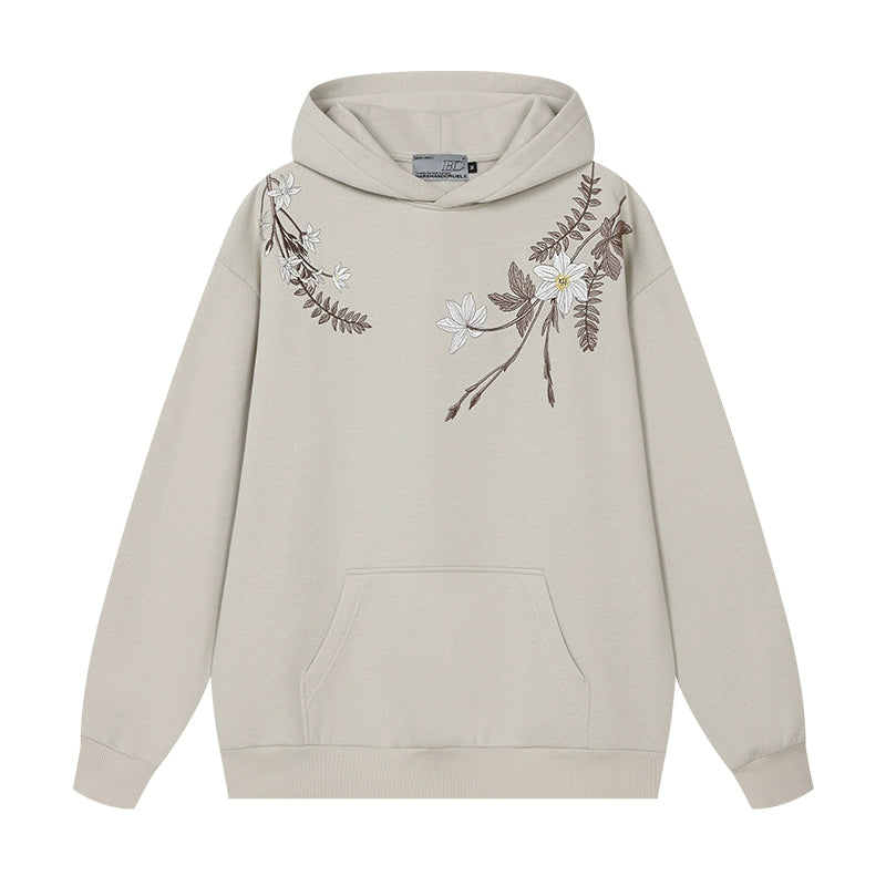 Harshandcruel floral embroidery HACR Hoodie