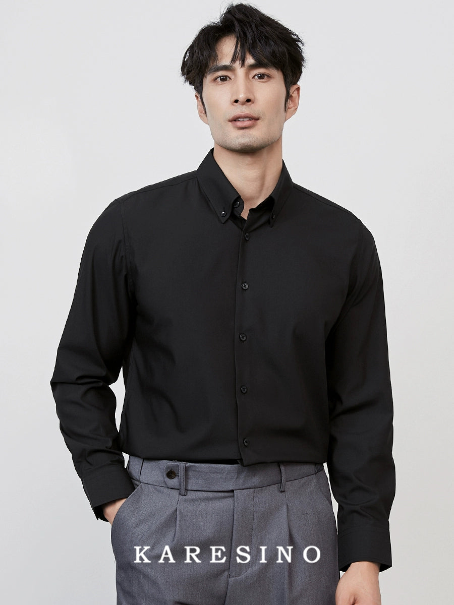 KARESINO Anti-wrinkle Casual Light Luxury Shirt Long Sleeve