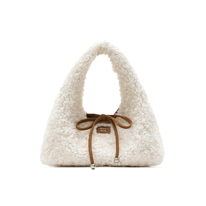 MUVA Cute Casual Plush Tote Bag