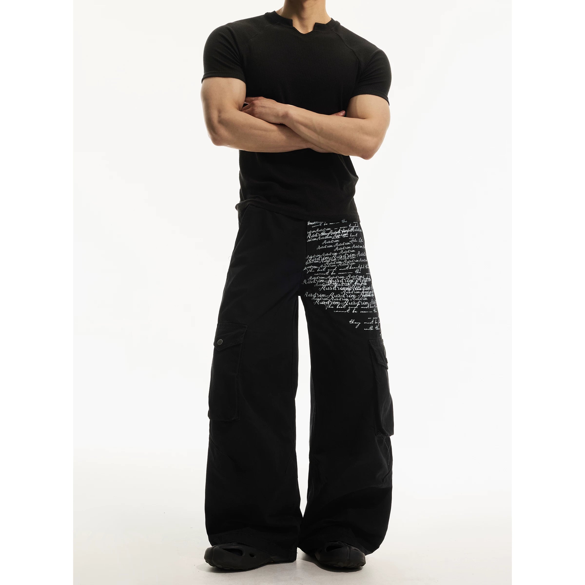DAY NY Vintage Wide Leg Casual Straight Overalls