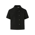 KREATE Stand-up Collar Handmade Contrasting Button-up Shirt