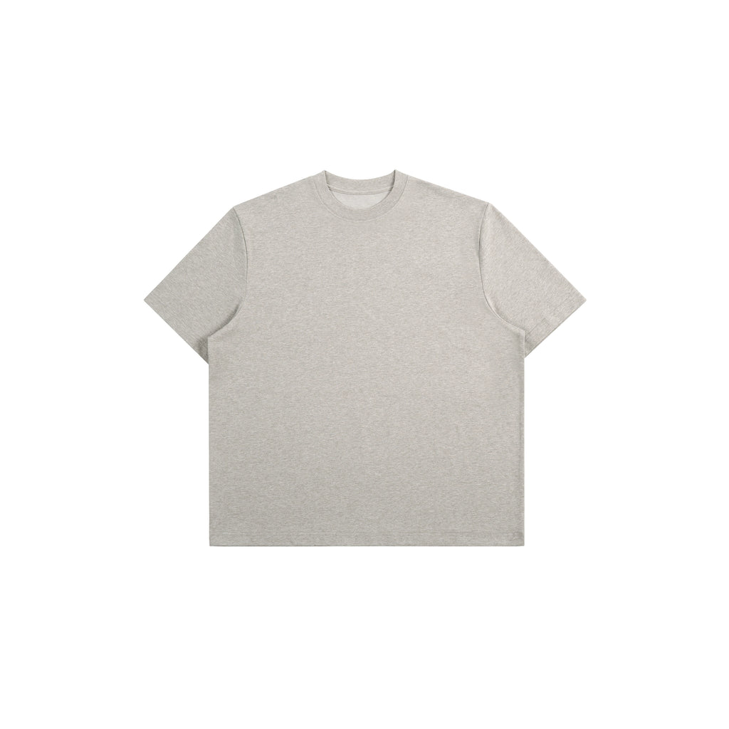 PLUS NO LOGO Small Neckline Short Wide Cool Tee