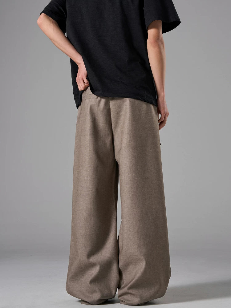 TRUQUEST Vintage Double-breasted Casual Pants