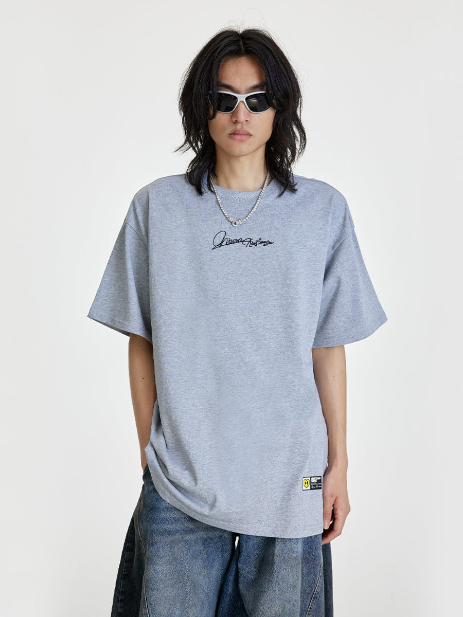The 76th Human NMK Basic Handwritten Letters 100% Cotton Tee