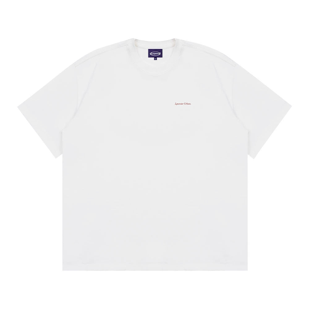 Loopsoon Versatile Comfortable Back Letter Printed Tee