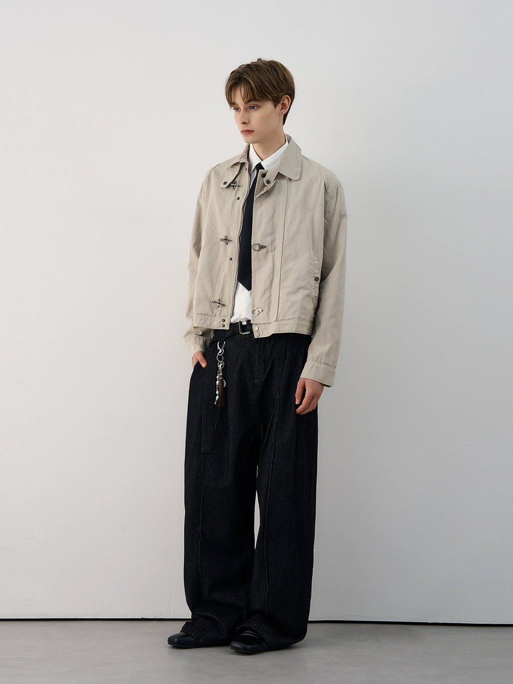 A PUEE Vintage Plane Button Work Jacket