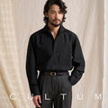 CULTUM Semi-open One-piece Collar Casual Shirt