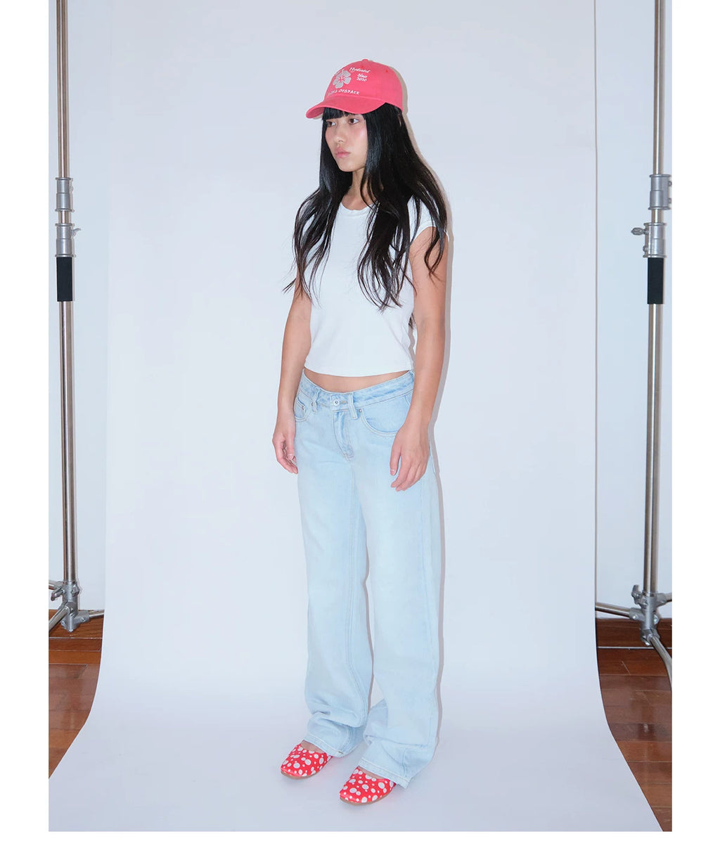 FUNKYFUN Vintage Straight Jeans