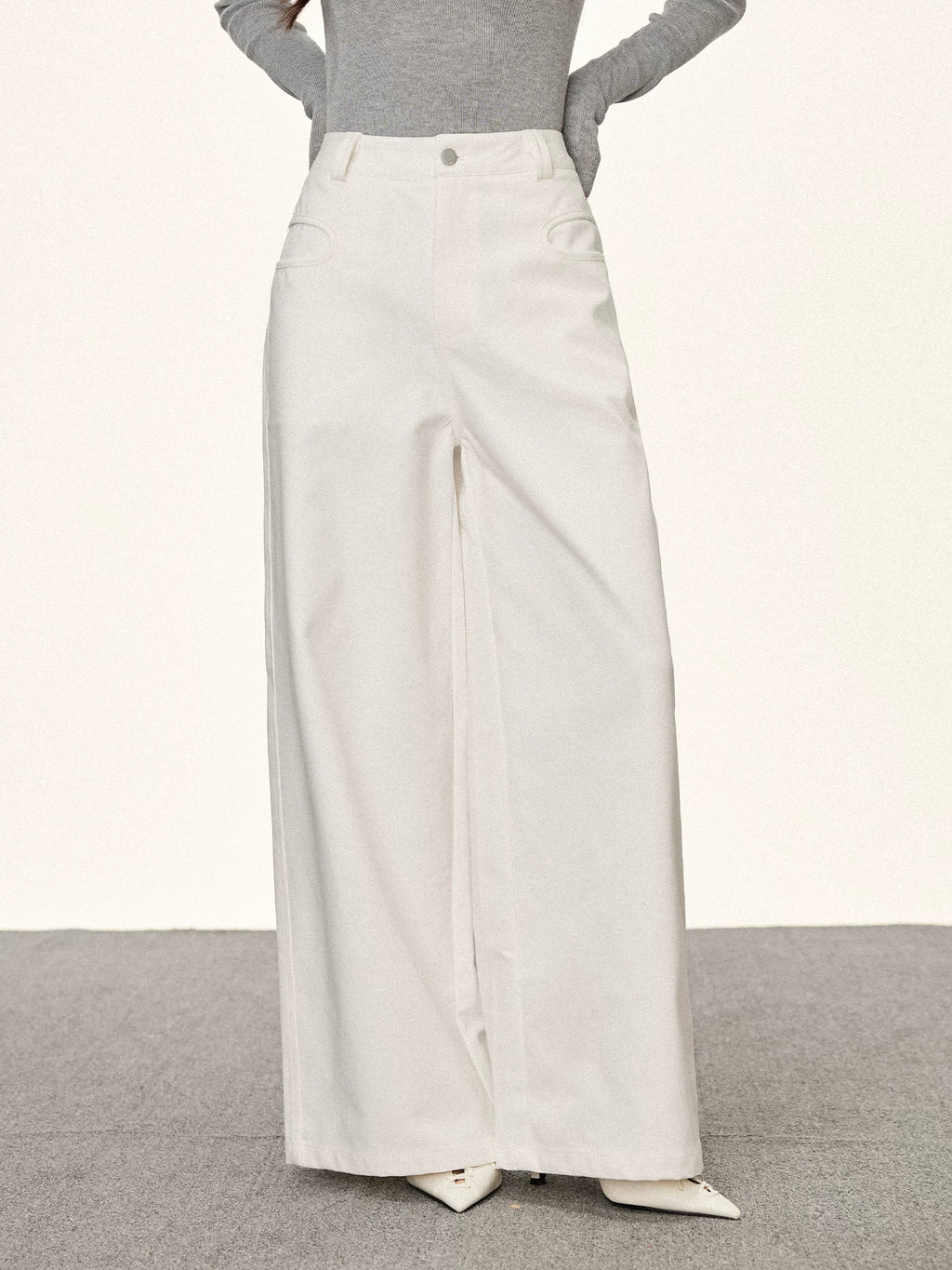 Cherry Melody High Waist Loose Straight Versatile Jeans