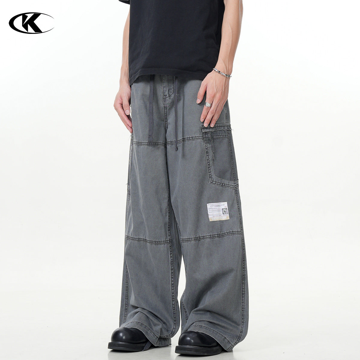 11KN Retro Straight Loose Overalls