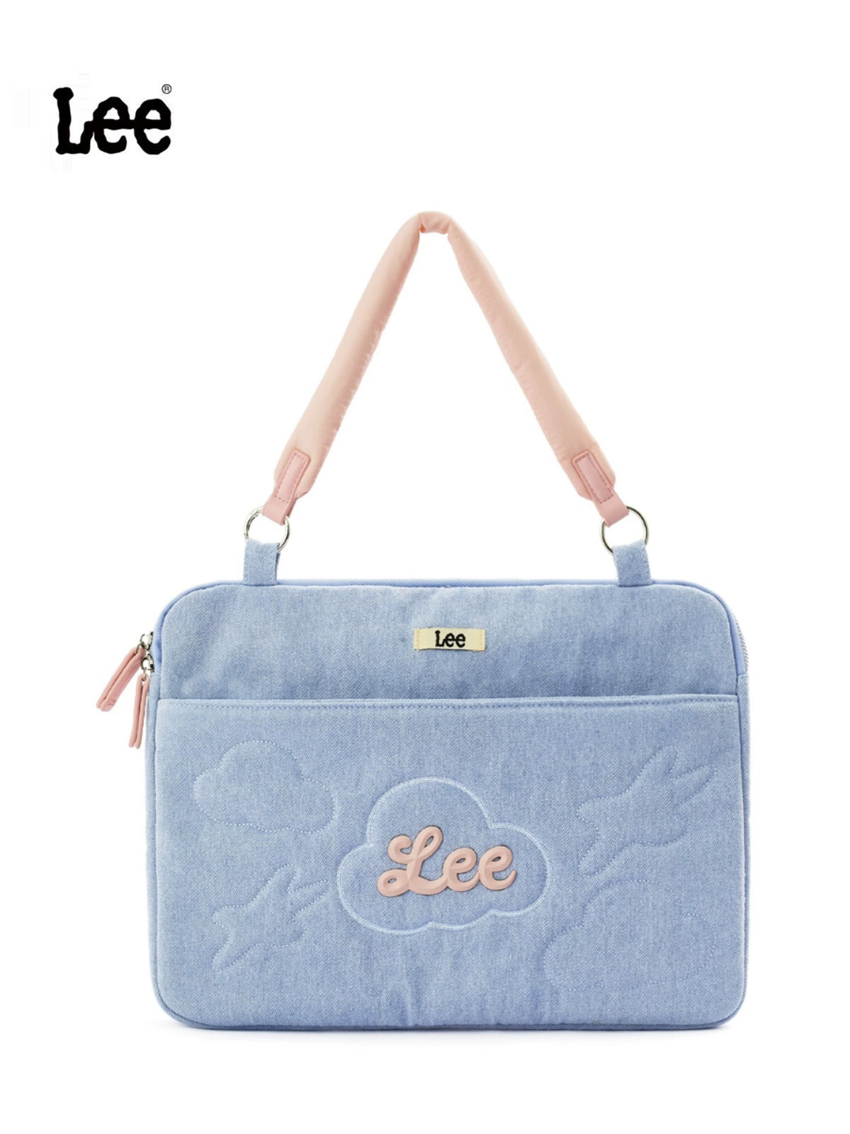 Lee Contrast Checked Tote Bag